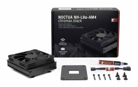 Chłodzenie CPU NOCTUA NH-L9A-AM4 chromax.black - Galeria zdjęcie 4