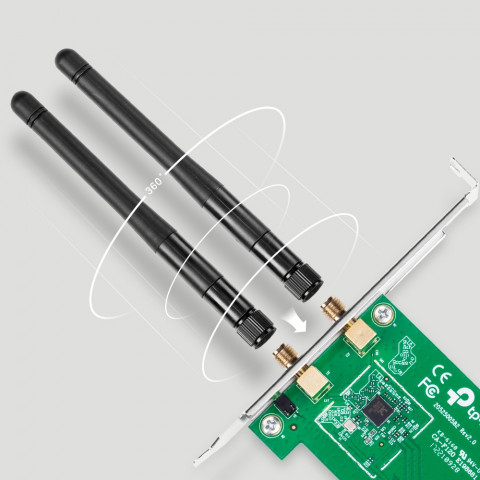 Karta Sieciowa TP-LINK TL-WN881ND Bezprzewodowa PCI Express, standard N, 300Mb/s - Galeria zdjęcie 4