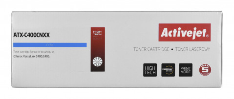 Activejet ATX-C400CNXX Toner do drukarki Xerox, zamiennik Xerox 106R03534; Supreme; 8000 stron; błękitny. - Galeria zdjęcie 2