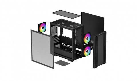 Obudowa DeepCool CC360 ARGB (R-CC360-BKAPM3-G-1) - Galeria zdjęcie 12