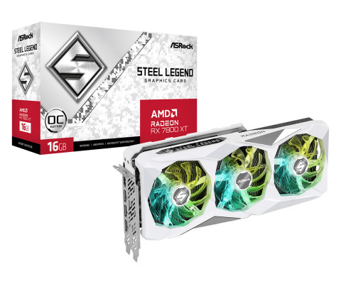 Karta graficzna ASRock Radeon RX 7800 XT Steel Legend 16GB OC - Galeria zdjęcie 6