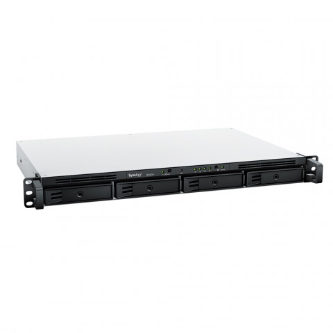 NAS Synology RS422+; 1U RACK; 4x (3.5" SATA HDD/2.5" SATA SSD); AMD Ryzen R1600; 2 GB DDR4 ECC, 2x 1GbE RJ-45 - Galeria zdjęcie 6