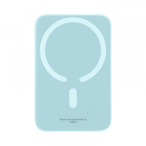 Powerbank Baseus Magnetic Mini Air 6000mAh (niebieski) - Galeria zdjęcie 2