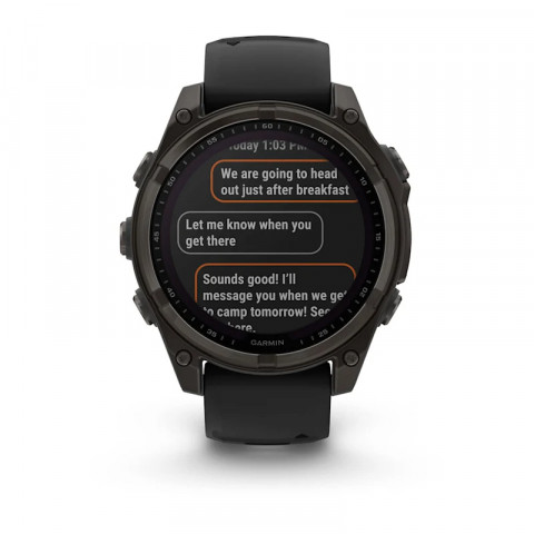 Zegarek Garmin Fenix 8 Solar Sapphire Titanium Carbon Grey - Galeria zdjęcie 10