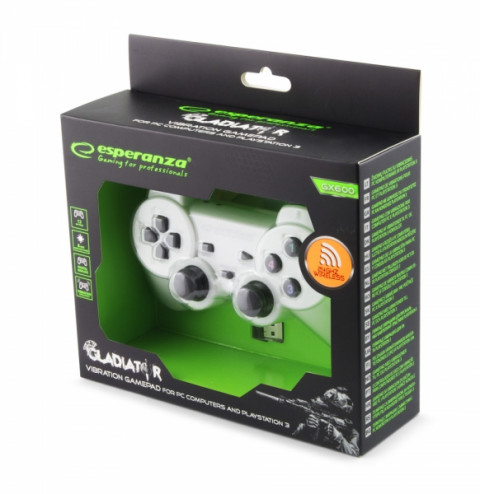 ESPERANZA GAMEPAD BEZPRZEWODOWY BLUETOOTH PS3 BIAŁ - Galeria zdjęcie 2