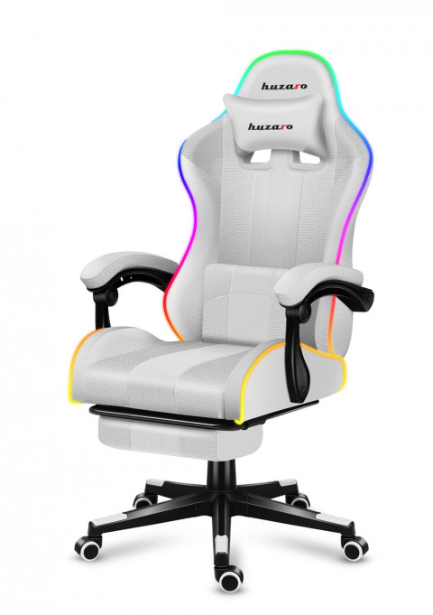 Fotel gamingowy Huzaro Force 4.7 RGB White - Galeria zdjęcie 6