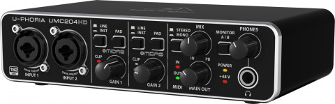 Behringer UMC204HD - Interfejs audio USB - Galeria zdjęcie 4