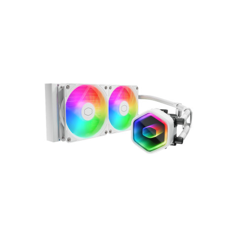 Cooler Master chłodzenie wodne MasterLiquid 240 Core II ARGB White - Galeria zdjęcie 2