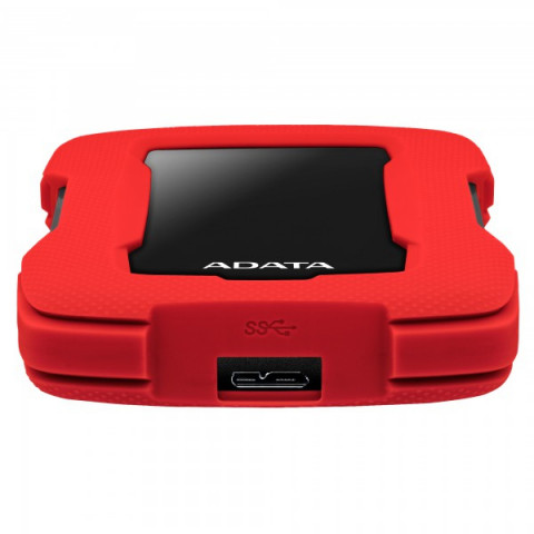 Dysk zewnętrzny HDD ADATA HD330 AHD330-2TU31-CRD (2TB; 2.5"; USB 3.2; czerwony) - Galeria zdjęcie 4