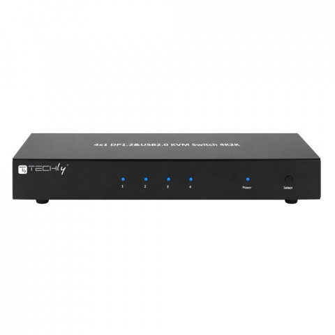 TECHLY PRZEŁĄCZNIK KVM DISPLAYPORT/USB 4X1 4K*30HZ - Galeria zdjęcie 1