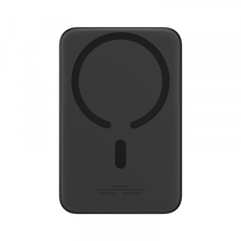 Powerbank Baseus Magnetic Mini Air Wireless 10000mAh 20W+kabel USB C-USB C (czarny) - Galeria zdjęcie 4