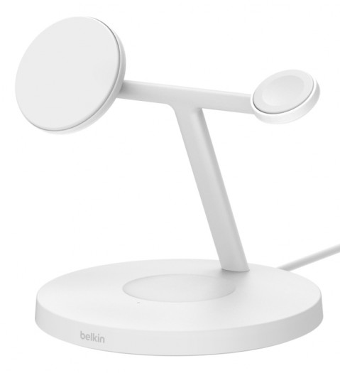 BELKIN BOOSTCHARGE PRO 3IN1 MAGSAFE 15W QI2,BIAŁA - Galeria zdjęcie 1