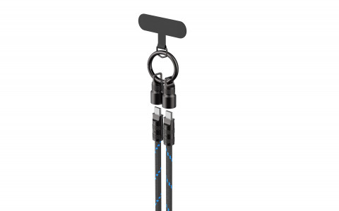 Kabel do ładowania Havit CB6340 1.2M (czarno-niebieski) - Galeria zdjęcie 2