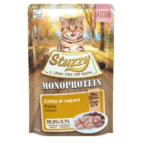 STUZZY MONOPROTEIN KITTEN Kurczak 85g - Galeria zdjęcie 1