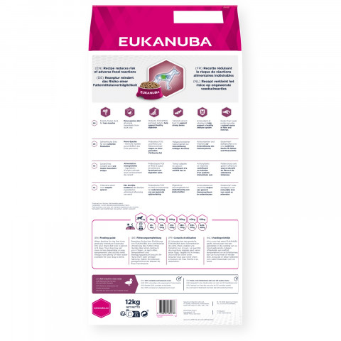 EUKANUBA Daily Care Mono-Protein Adult All Breed Kaczka - sucha karma dla psa - 12kg - Galeria zdjęcie 2