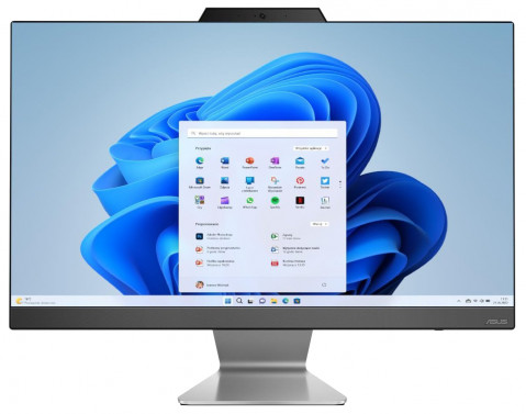 ASUS AIO E3402WBAK-BA279X Pentium Gold 8505 23.8" FHD 250nits Anti-Glare sRGB 100% Wide View 8GB DDR4 SSD256 Intel UHD Graphics Cam720p W11Pro Black - Galeria zdjęcie 1