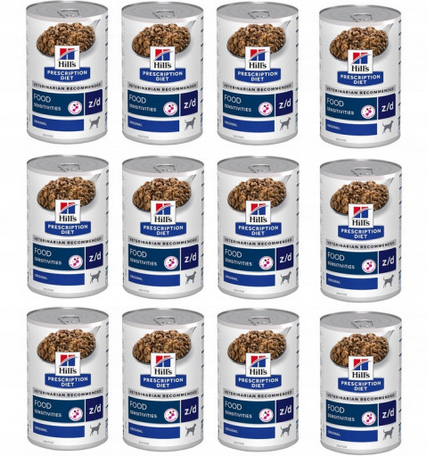 HILL'S PD Canine Food Sensitivities z/d - mokra karma dla psa - 12x370g - Galeria zdjęcie 1