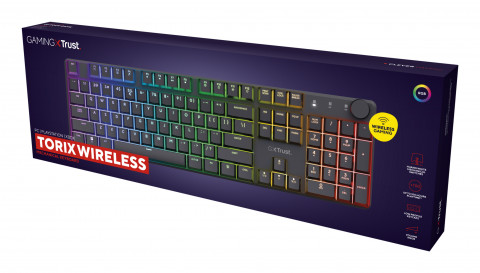 Klawiatura gamingowa Trust GXT 868 TORIX WIRELESS US (25368) - Galeria zdjęcie 6
