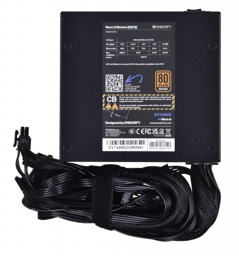 Zasilacz ENDORFY Vero L5 600W 80 Plus Bronze (EY7A005) - Galeria zdjęcie 8