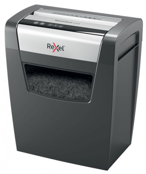 Rexel Niszczarka Momentum X312, 12 kartek, 23 l kosz - Galeria zdjęcie 2