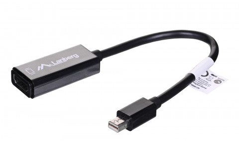 Lanberg adapter mini Displayport(M)->HDMI(F) na kablu - Galeria zdjęcie 1