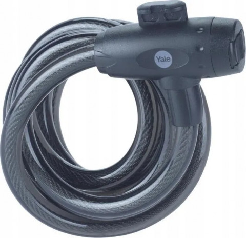 Linka rowerowa stalowa na klucz 12x2000mm Yale Essential Security Keyed Cable Lock 12mm - Galeria zdjęcie 6