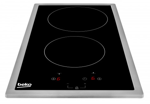 Płyta ceramiczna BEKO HDMC 32400 TX (elektryczna/ 2 pola elektryczne/ czarna/ 3000W) - Galeria zdjęcie 2