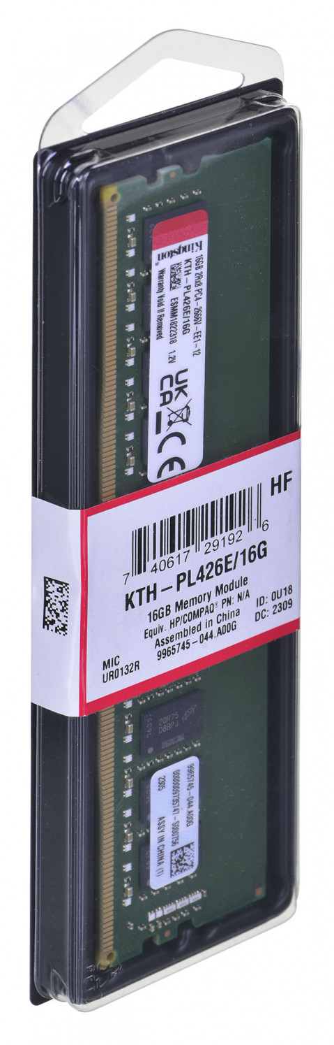 Pamięć Kingston dedykowana do HPE/HP 16GB DDR4-2666Mhz ECC Module - Galeria zdjęcie 3