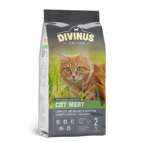 DIVINUS Cat Meat - sucha karma dla kota - 2 kg - Galeria zdjęcie 1