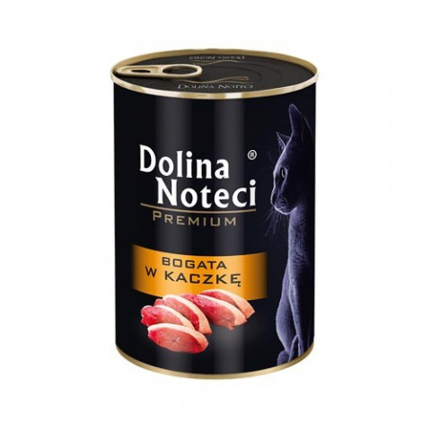 DOLINA NOTECI Premium bogata w kaczkę - mokra karma dla kota - 400 g - Galeria zdjęcie 1