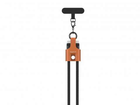 Kabel do ładowania Havit USB-C+USB-C CB6344 1.2M (czarno/szaro/brązowy) - Galeria zdjęcie 4