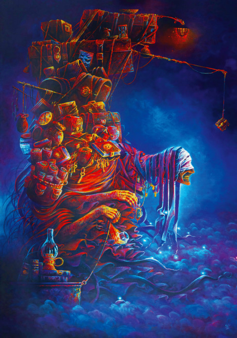 Puzzle Good Loot Imagination Puzzle: Sebastian Moń Ciężar doświadczeń 1000 elementów - Galeria zdjęcie 2