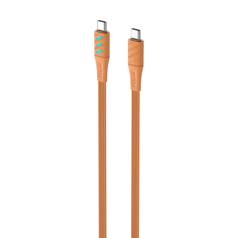 Kabel do ładowania Havit Typ C CB6254 pomarańczowy - Galeria zdjęcie 2
