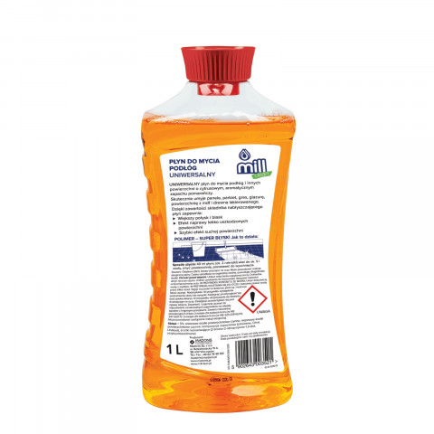 MILL CLEAN Płyn do mycia podłóg o zapachu Pomarańczy 1l - Galeria zdjęcie 2