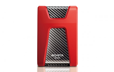 Dysk zewnętrzny HDD ADATA HD650 AHD650-1TU31-CRD (1TB; 2.5"; USB 3.2; czerwony) - Galeria zdjęcie 4
