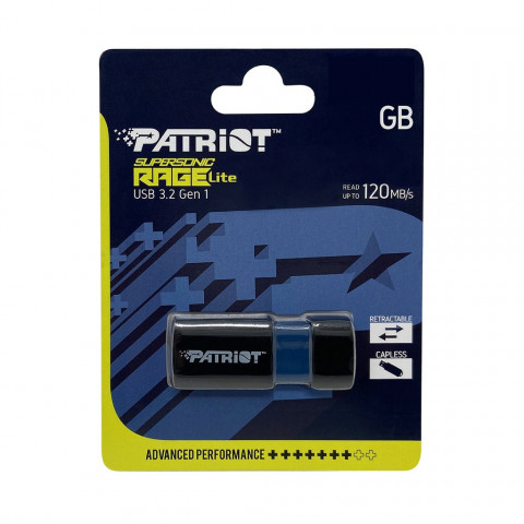 PATRIOT RAGE LITE 120 MB/s 32GB USB 3.2 czarny - Galeria zdjęcie 3