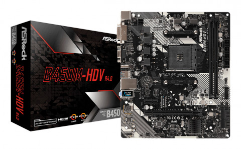 Płyta główna AsRock B450M-HDV R4.0 - Galeria zdjęcie 1
