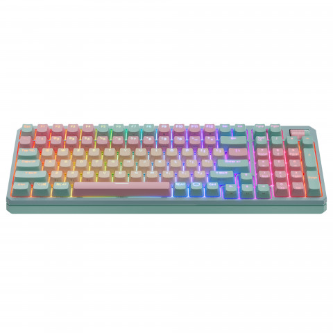 COOLER MASTER KLAWIATURA MK770/Gasket/Macaron/Box V2 Red/US - Galeria zdjęcie 3