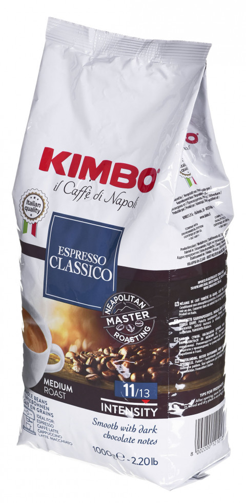 Kawa Kimbo Espresso Classico 1 kg, Ziarnista - Galeria zdjęcie 3