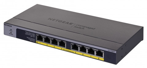 Switch Netgear GS108PP-100EUS 8p PoE 123W (PoE+: 8p) Unmanaged Gigabit - Galeria zdjęcie 3