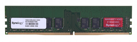 Synology 16GB DDR4 ECC Unbuffered DIMM (SA3400D, SA3200D, UC3400, UC3200, RS4021xs+, RS3621xs+, RS3621RPxs, RS2821RP+, RS2421RP+, RS2421+, RS1619xs+, RS3618xs, RS2818RP+, RS2418RP+, RS2418+) D4EC-2666-16G - Galeria zdjęcie 3