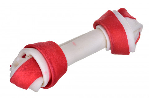 MACED Kość wiązana biała bekon 16 cm - przysmak dla psa - 1 szt. - Galeria zdjęcie 1