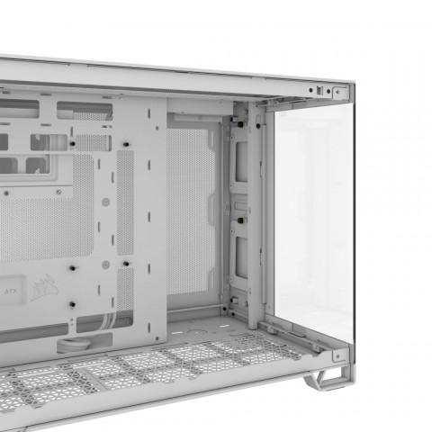 2500X Tempered Glass mATX Mid-Tower, White - Galeria zdjęcie 2
