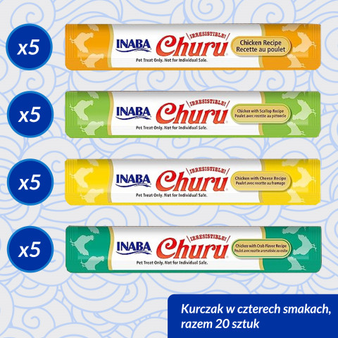 INABA Churu Variety box Kurczak - przysmak dla kota - 20x14 g - Galeria zdjęcie 5