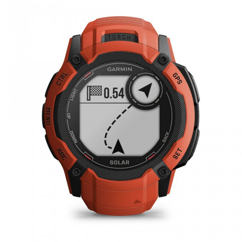 Zegarek sportowy Garmin Instinct 2X SOLAR Czerwony - Galeria zdjęcie 11