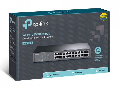 Switch TP-LINK TL-SF1024D 24xRJ45 10/100 DESKTOP - Galeria zdjęcie 4