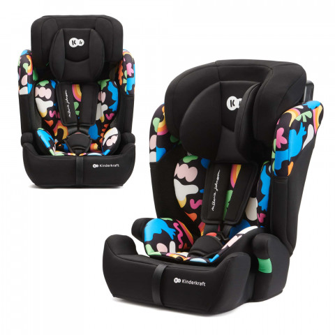 Kinderkraft fotelik COMFORT UP i-Size 9-36kg Happy - Galeria zdjęcie 2