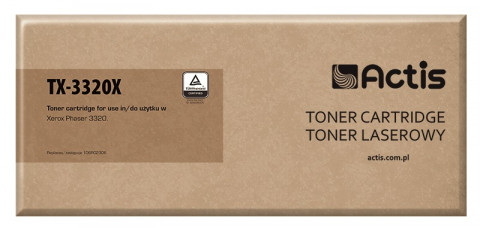 Actis TX-3320X Toner do drukarki Xerox, Zamiennik Xerox 106R02306; Standard; 11000 stron; czarny. - Galeria zdjęcie 1