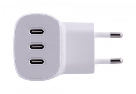 Ładowarka Belkin BoostCharge 3 Port USB-C PD 3.1 PPS Wall Charger 67W + USB-C to USB-C Cable 2m White - Galeria zdjęcie 6