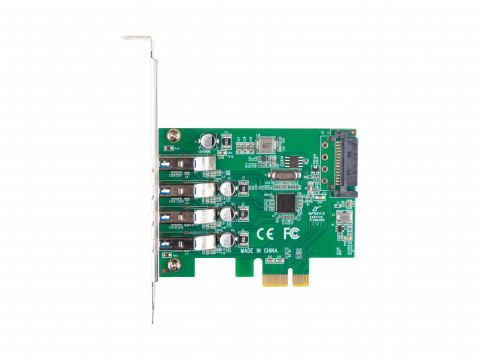 LANBERG KARTA PCI-E X1 -> 4X USB-A 3.1 GEN1 ŚLEDŹ - Galeria zdjęcie 3
